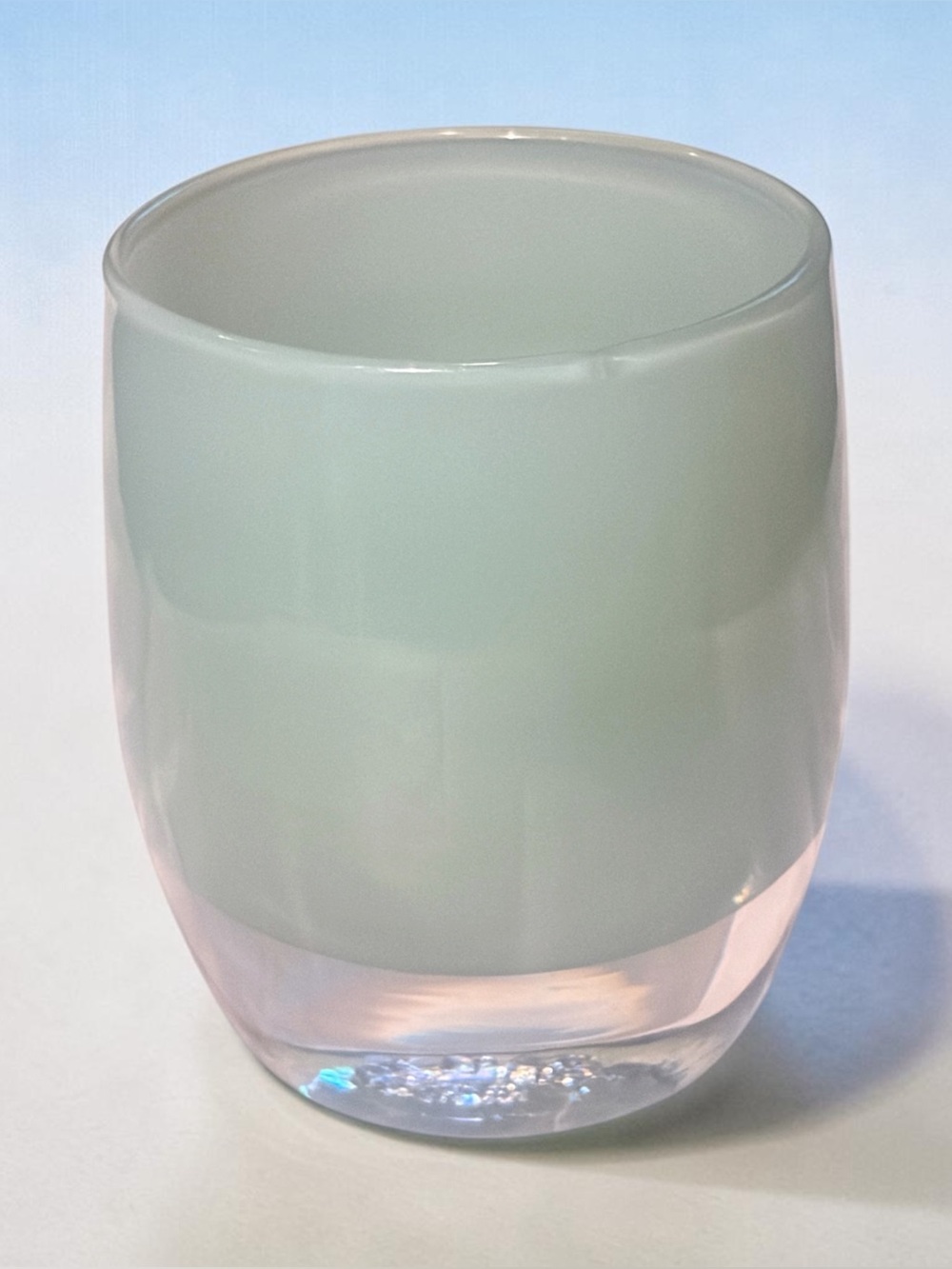 Soft Celadon Frosted Glass Tumbler - Home Accent